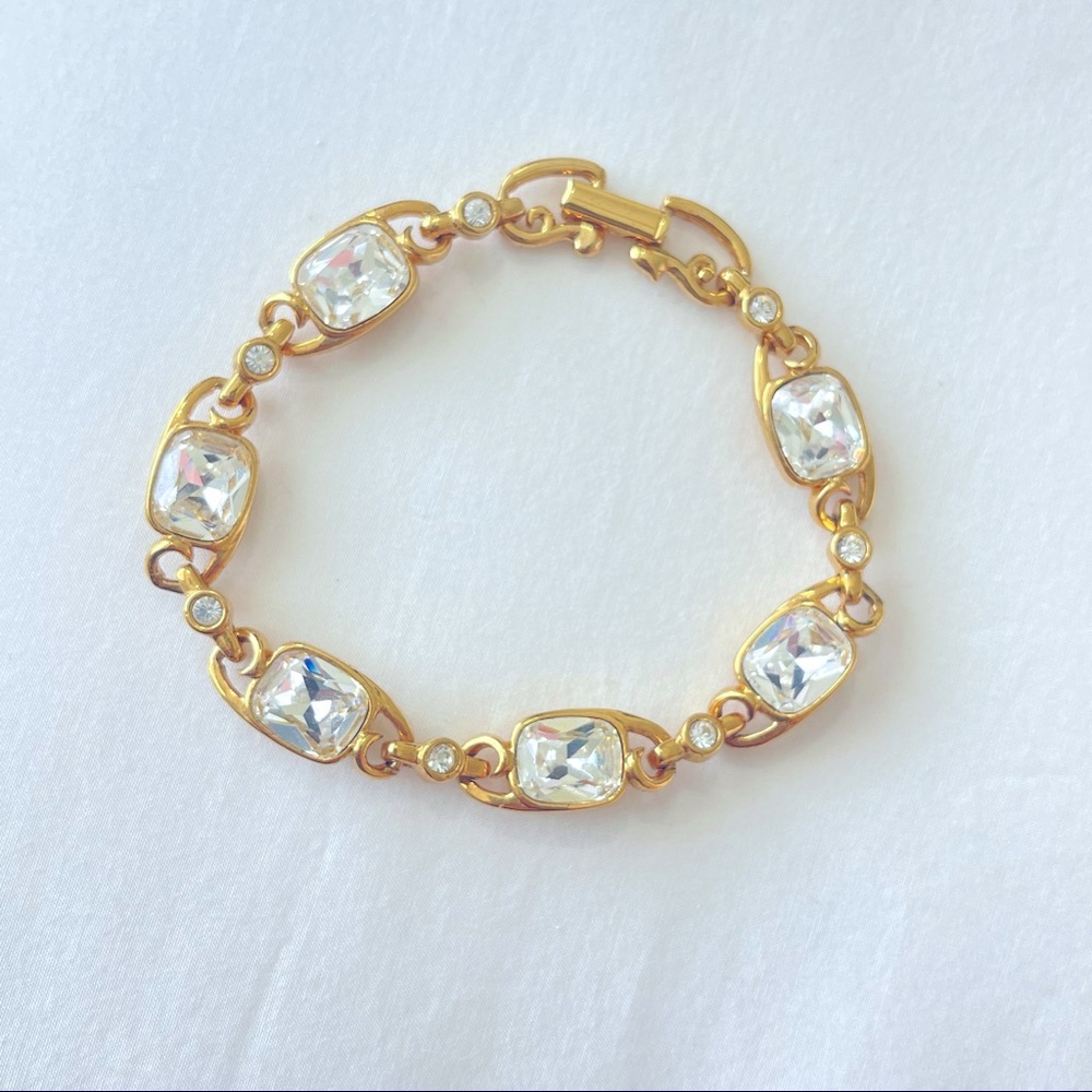 Swarovski Crystal Chain Bracelet Like New